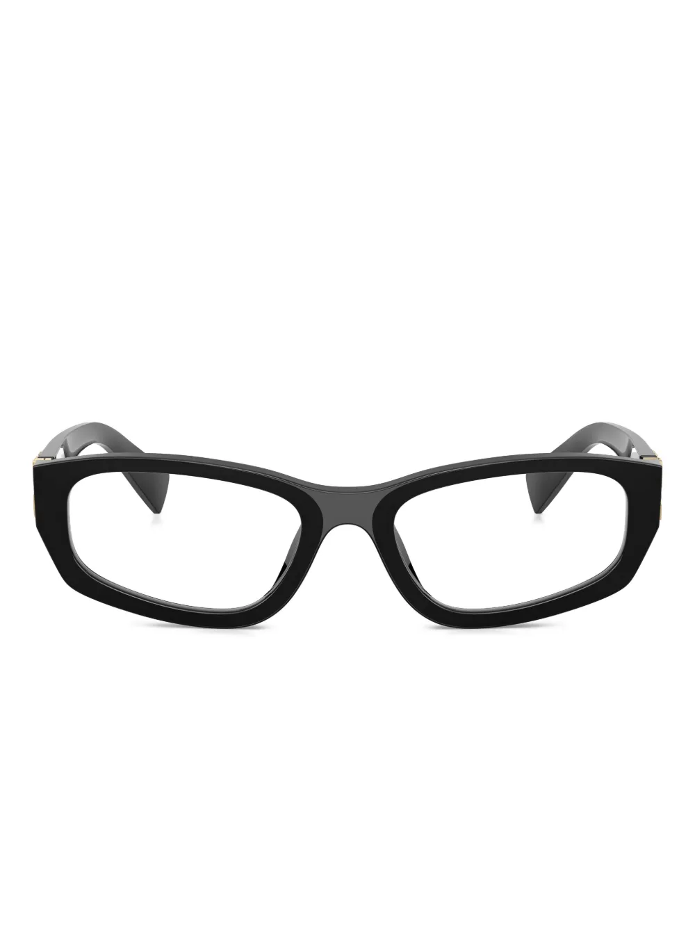 Miu Miu Eyewear lunettes de vue à détail de logo | noir | Image 1