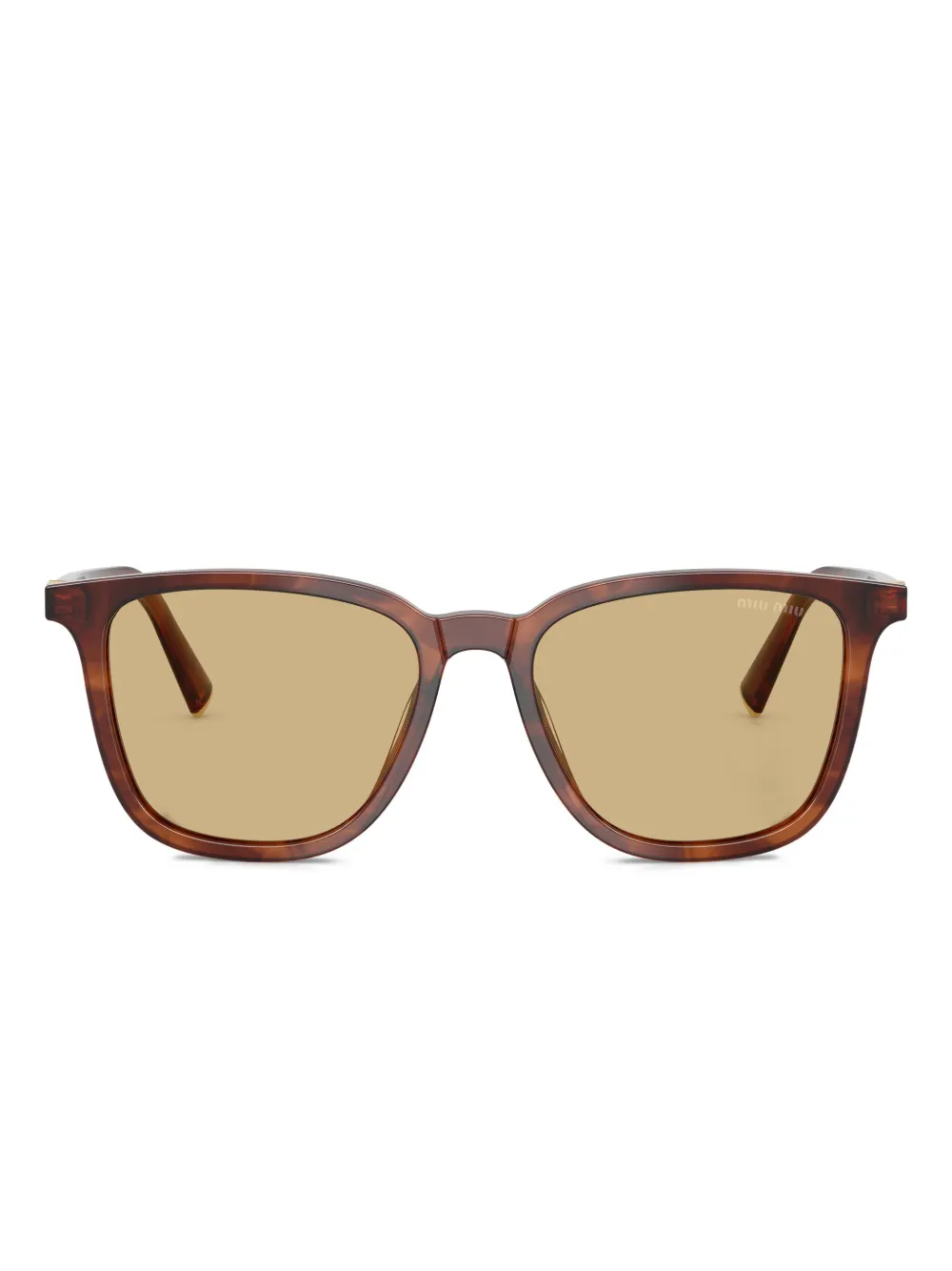 Miu Miu Eyewear tortoiseshell-pattern sunglasses | Brown | Image 1