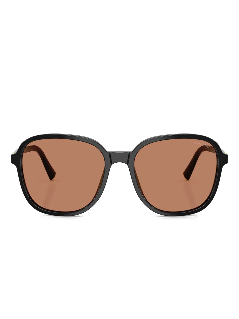 Miu Miu Eyewear Sonnenbrille mit eckigem Gestell | Braun | Image 1