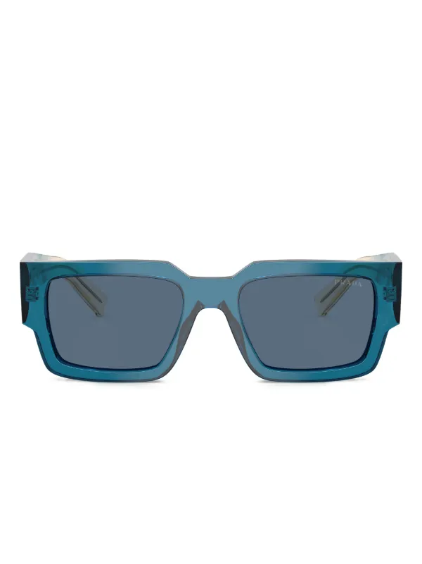 PRADA シンボル スクエア サングラス Prada Eyewear プラダ シンボル スクエアサングラス | ブルー