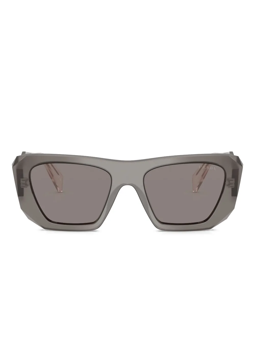 Prada Eyewear Symbole geometric-frame sunglasses - Grigio