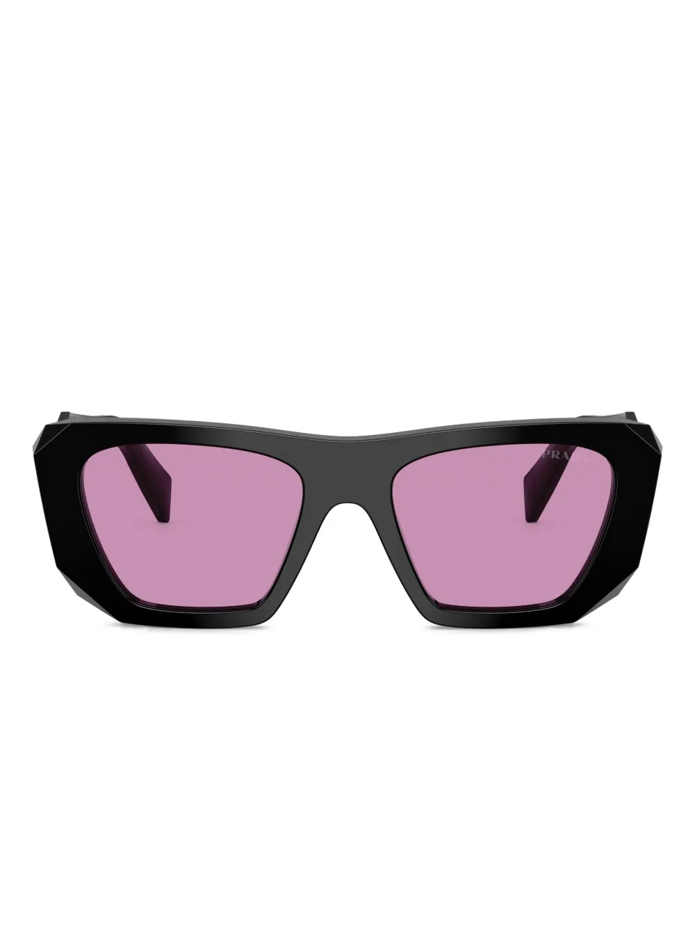 Prada Eyewear Symbole geometric-frame sunglasses - Nero