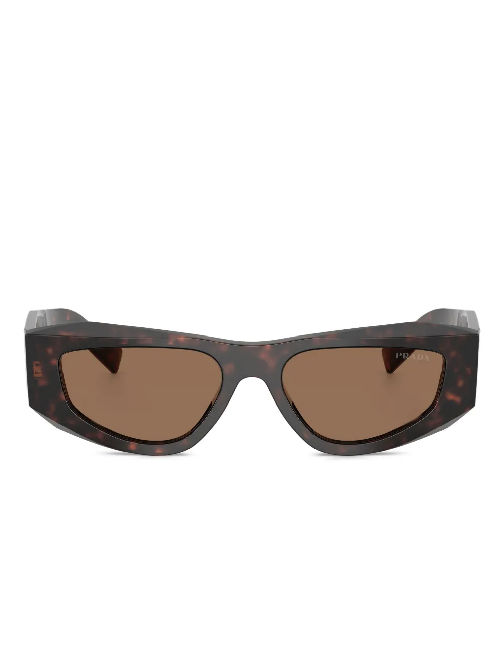 Prada Eyewear Symbole rectangular-frame sunglasses | Brown | Image 1