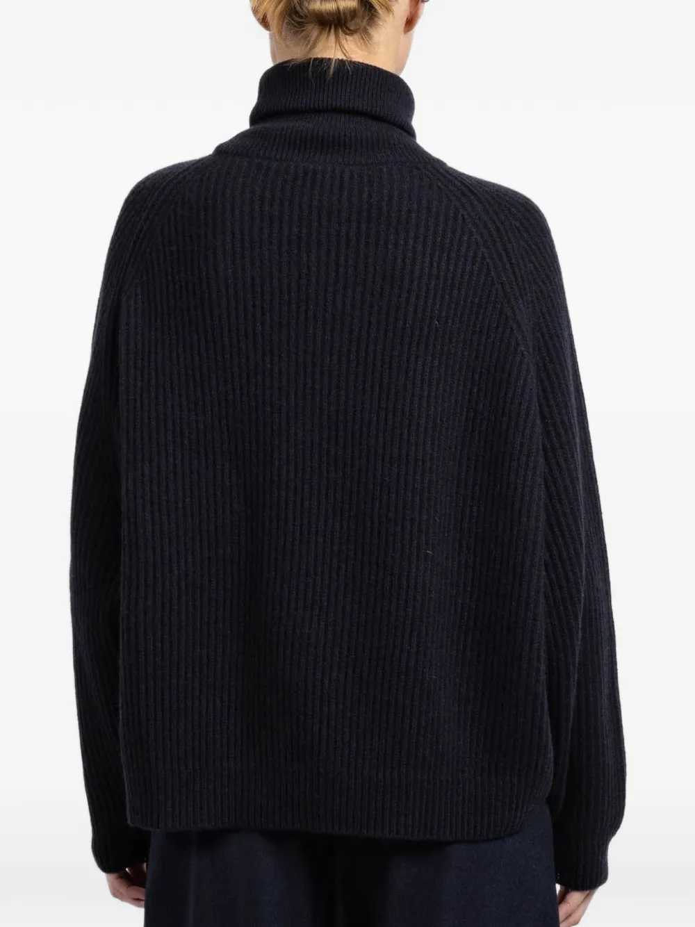 Dusan Geribbelde coltrui Blauw