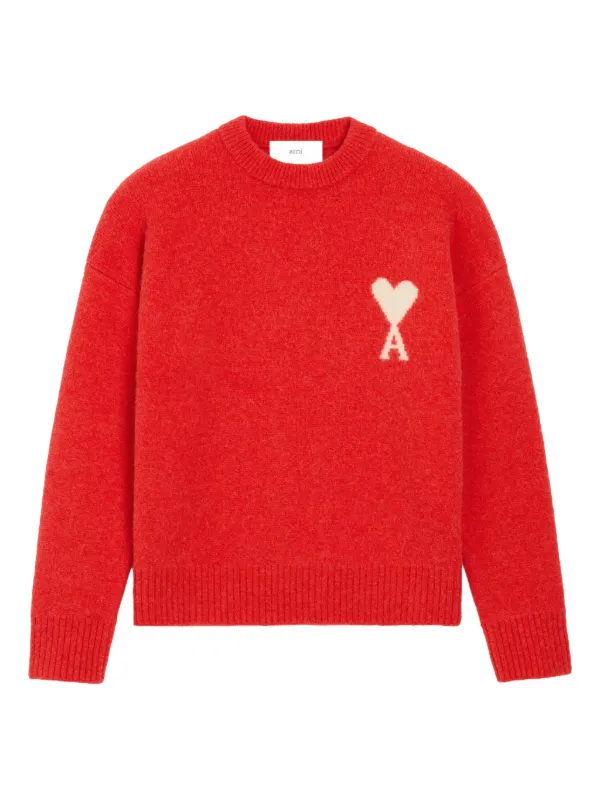 AMI Paris Holiday Capsule セーター | レッド | FARFETCH JP