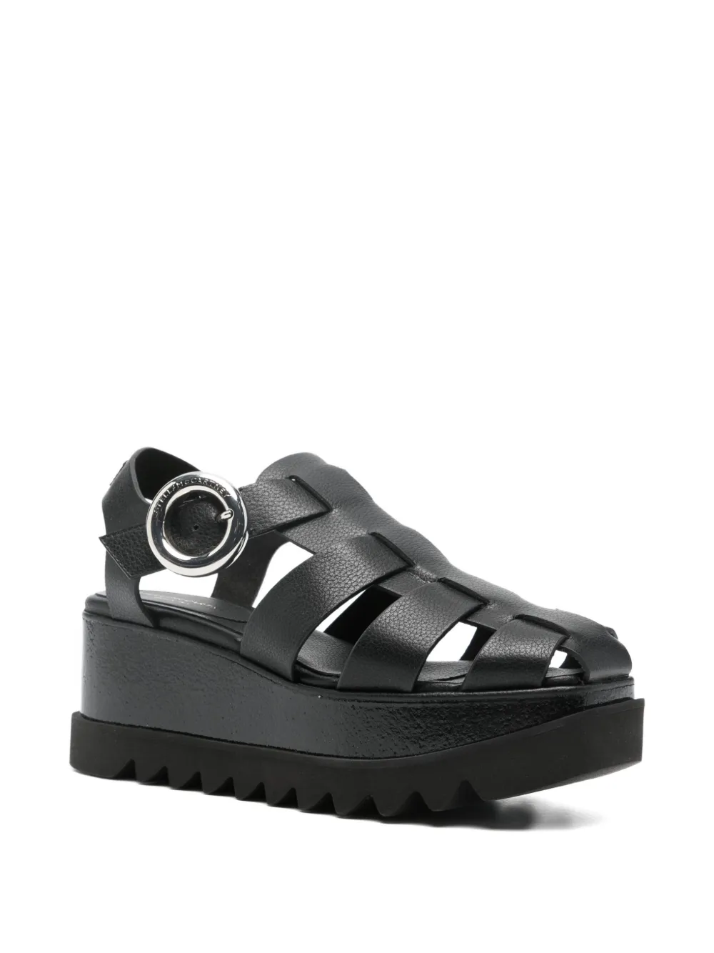 Stella McCartney Pre-Owned 75 mm Elyse sandalen - Zwart