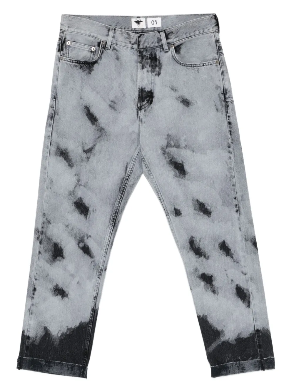 Christian Dior Pre-Owned ウォッシュドジーンズ - ブルー
