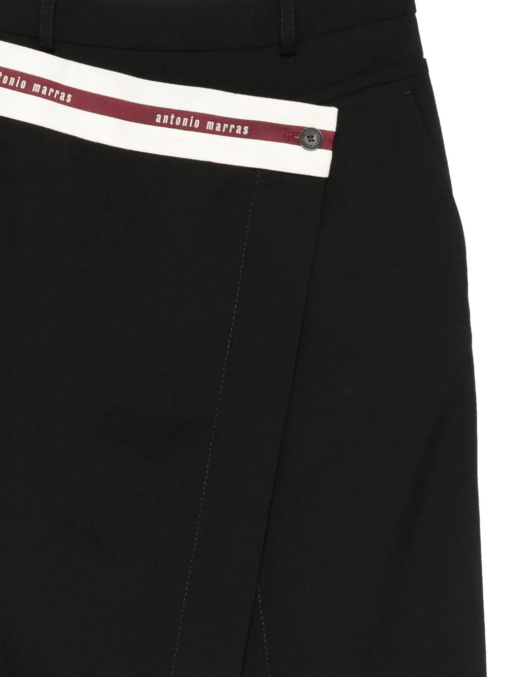 Antonio Marras Rock Striped Midi Skirt In Multi