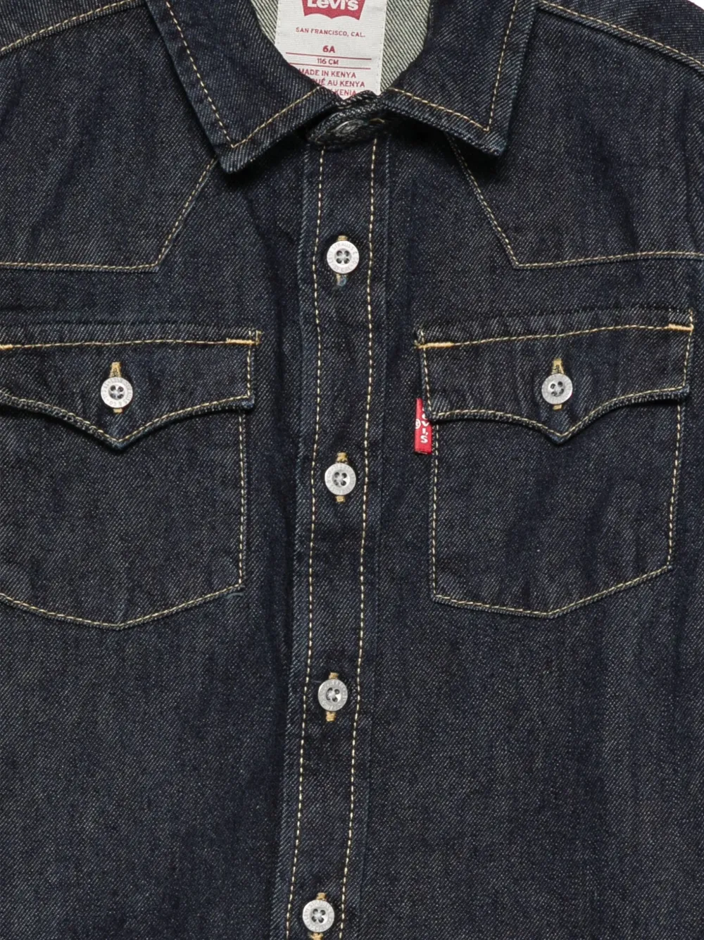Levi's Kids Spijkershirt Blauw