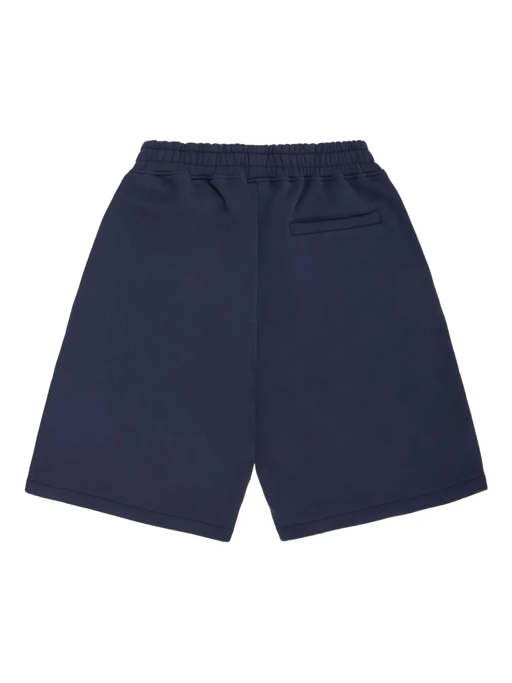 Corteiz Island Puff-print Cotton Shorts In Blue