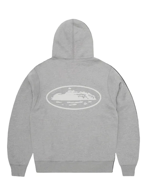 CORTEIZ Island puf-print zip-up Hoodie | Grey | FARFETCH