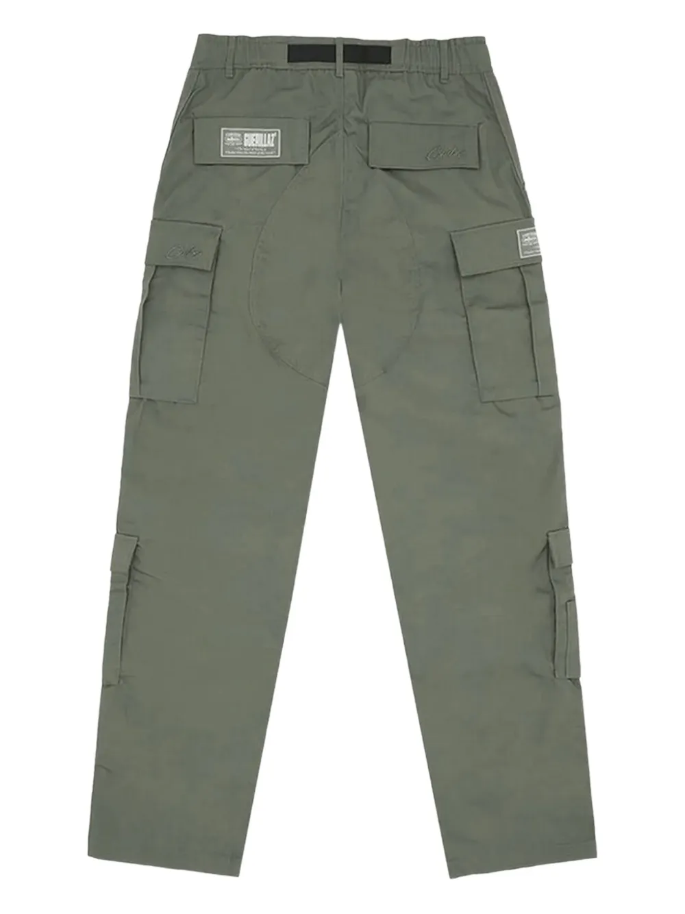 Corteiz Guerillaz Cargo-pockets Trousers In Green