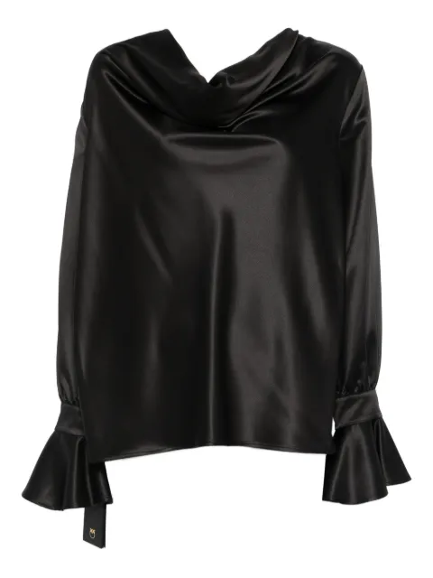 PINKO Filipa cowl-neck long-sleeve blouse