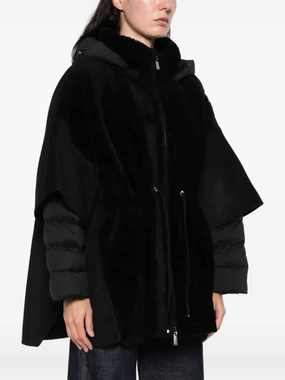 Moorer Raja jack met lange mouwen Zwart