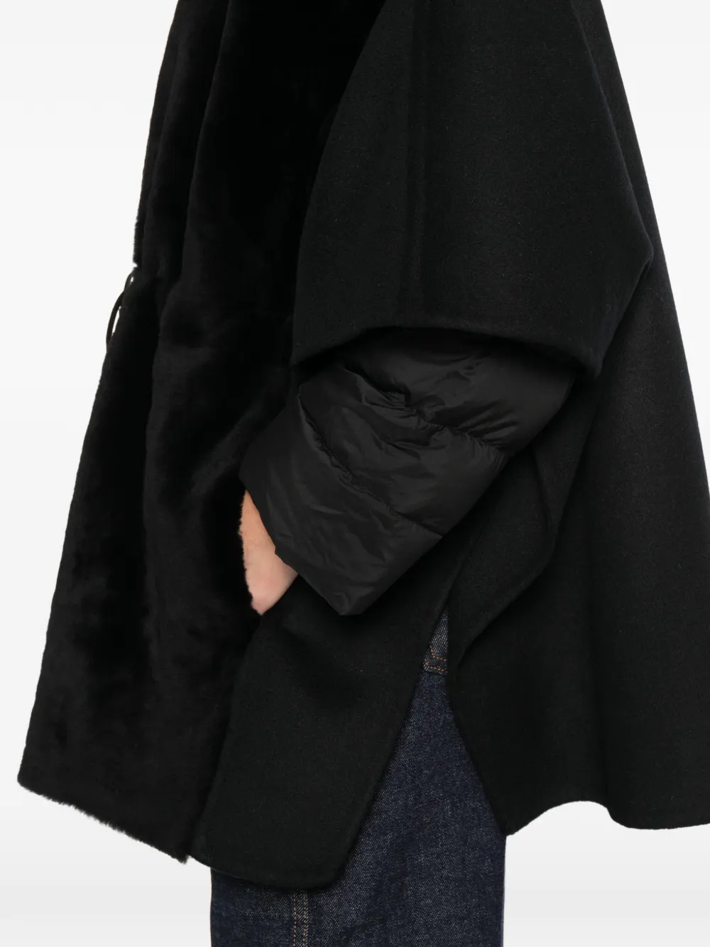 Moorer Raja jack met lange mouwen Zwart