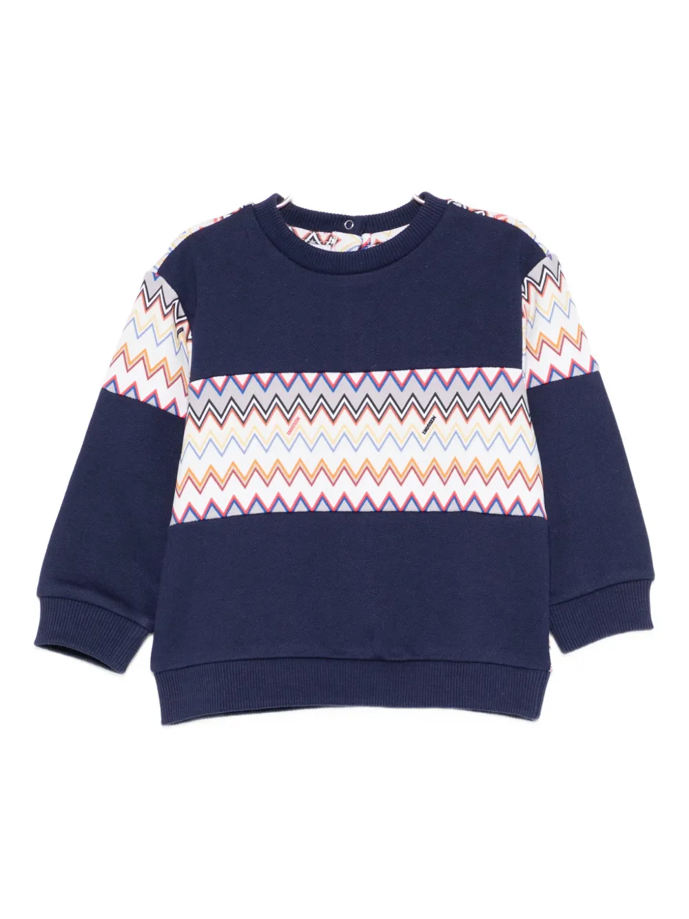 Missoni Printed Sweatshirt In Blue