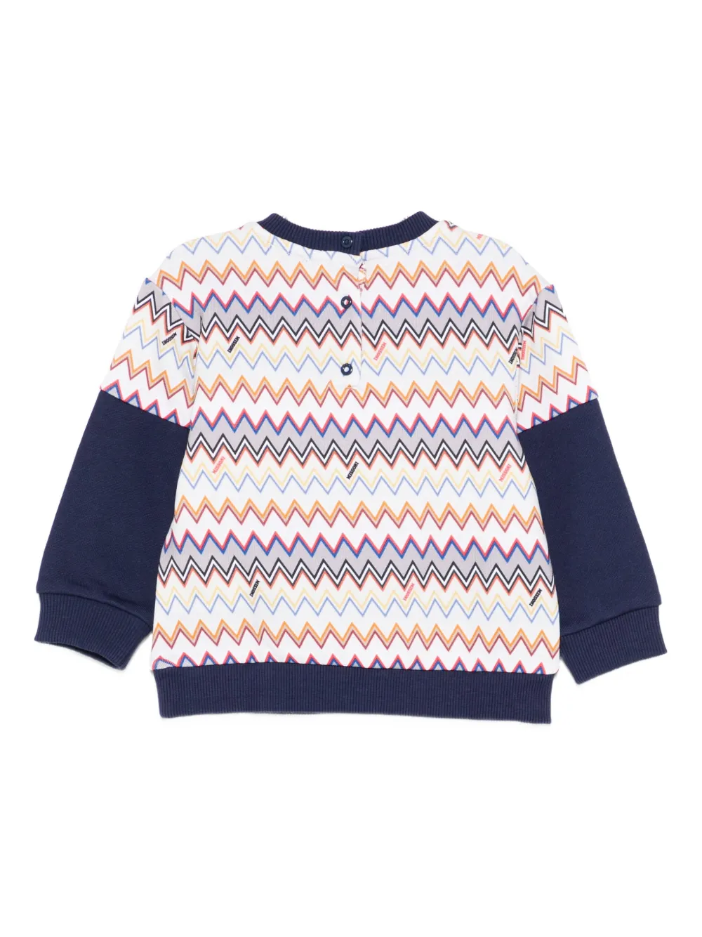 Missoni Printed Sweatshirt In Blue