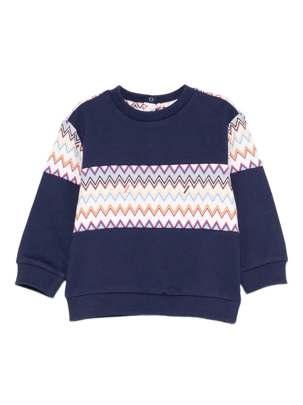 Missoni Kids sudadera estampada | azul | Image 1