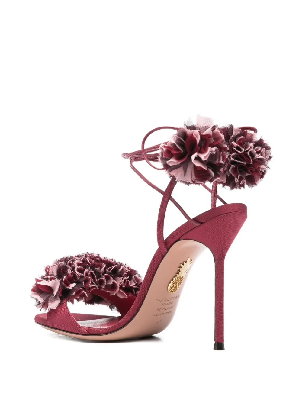 Aquazzura 105mm Cherry Kiss Sandals In Pink