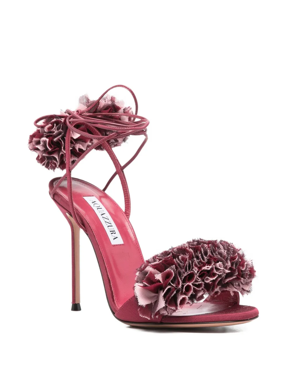 Aquazzura 105mm Cherry Kiss Sandals In Pink