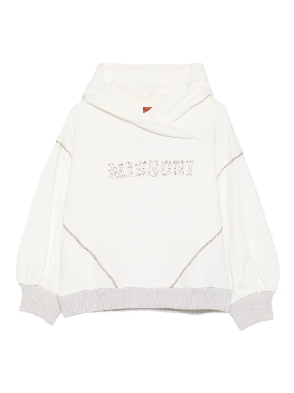 Missoni Kids logo hoodie - Bianco