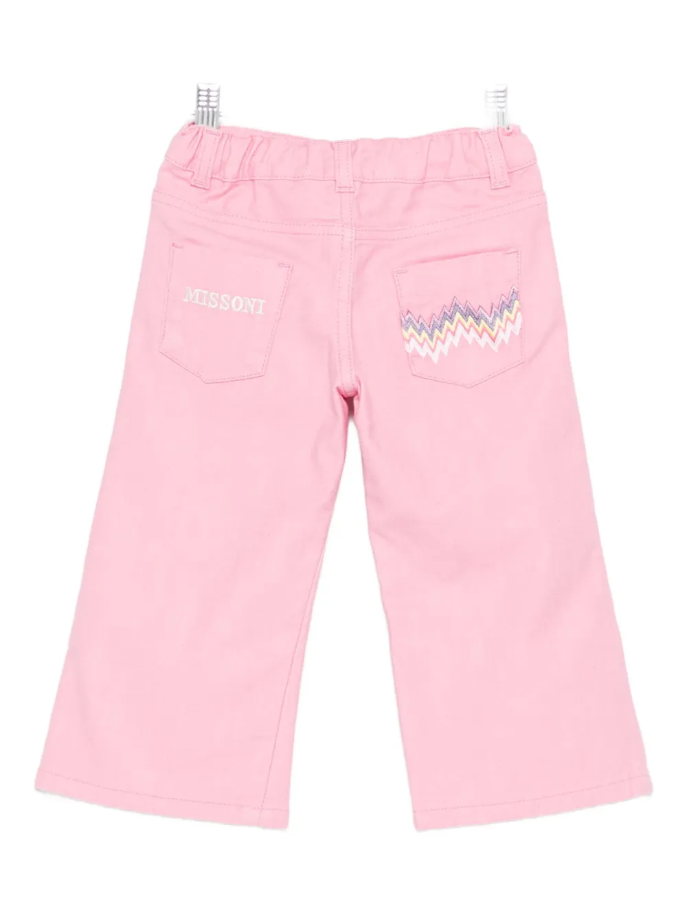 Missoni Straight Leg Jeans In Pink