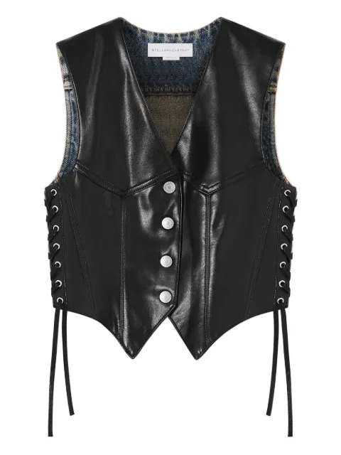 Stella McCartney button lace-up gilet