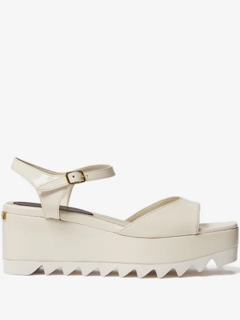Stella McCartney Elyse patent platform sandals