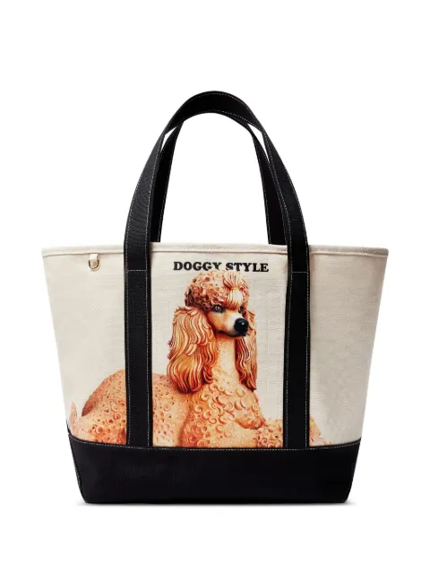 Stella McCartney dog-print tote bag