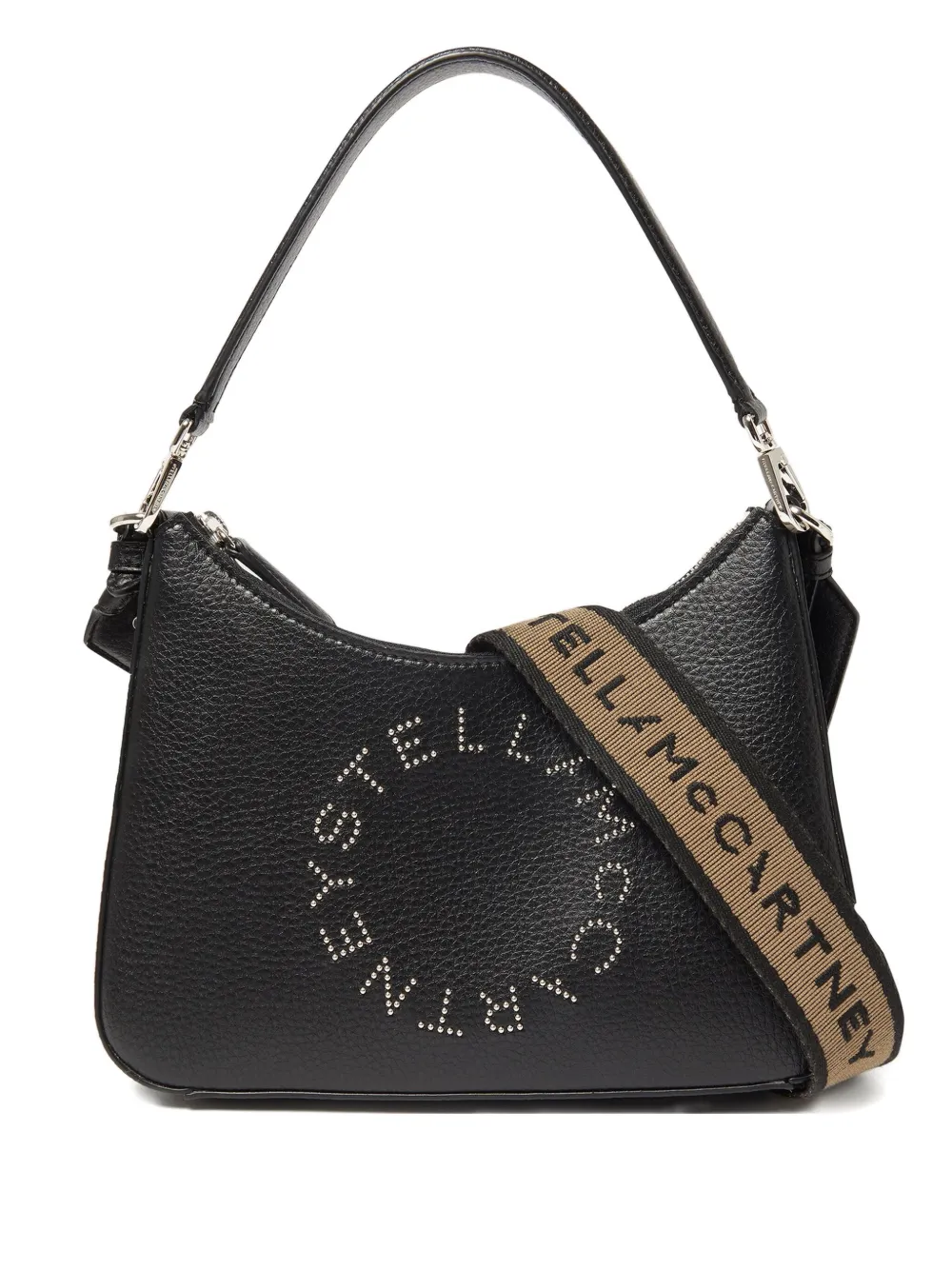 Stella McCartney Borsa a spalla con decorazione - Nero