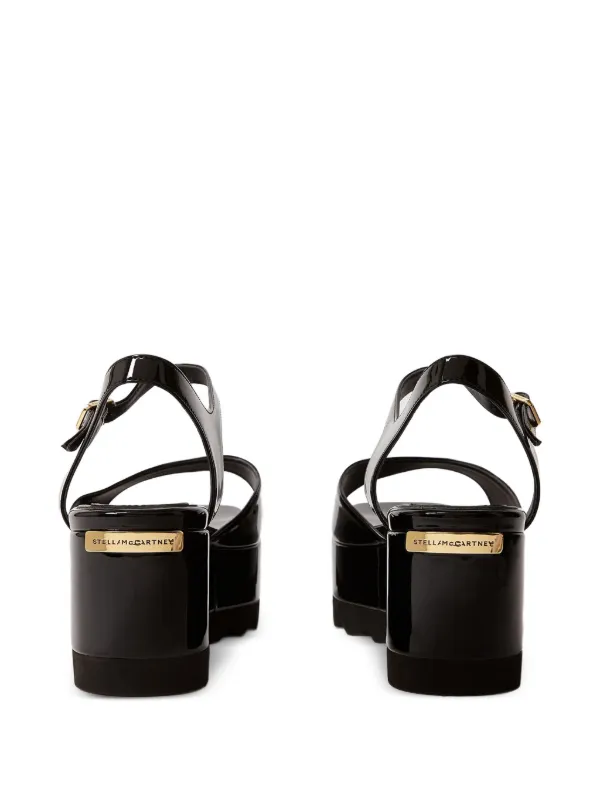 Stella McCartney プラットフォーム サンダル | ブラック | FARFETCH JP