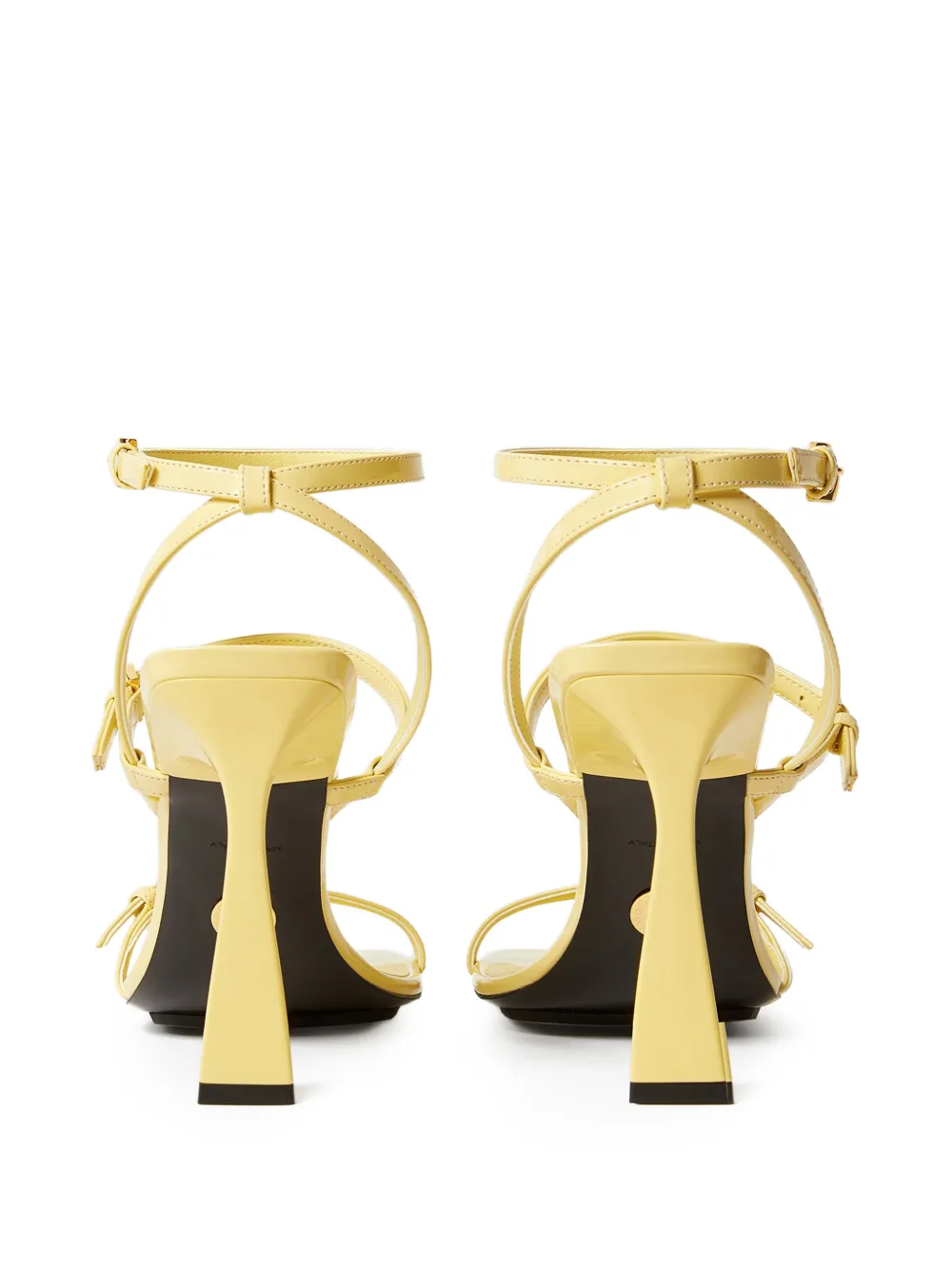  Stella Mccartney Elsa Strappy Buckle Sandals - Yellow 
