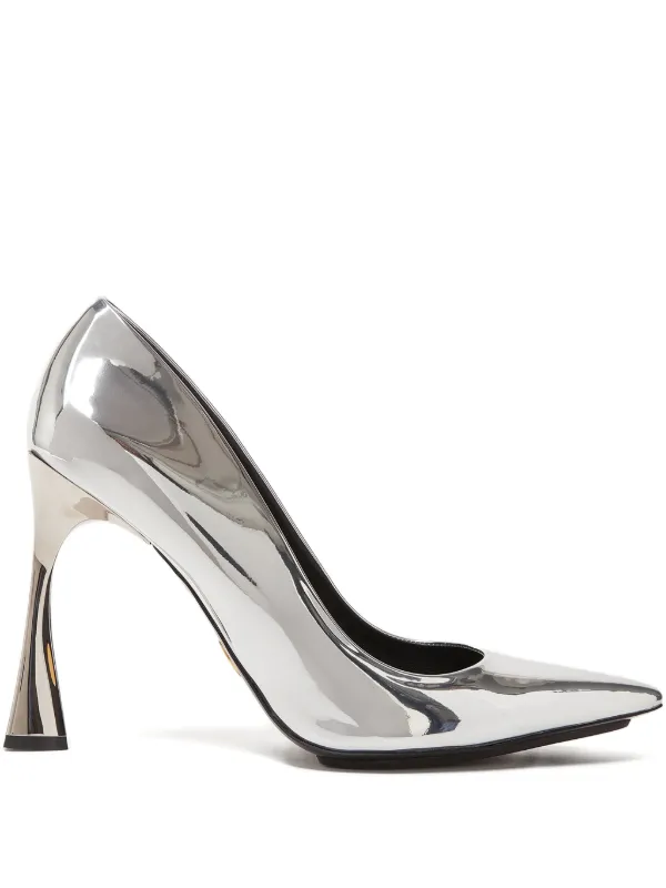 Stella McCartney Elsa Patent Pumps in Silver