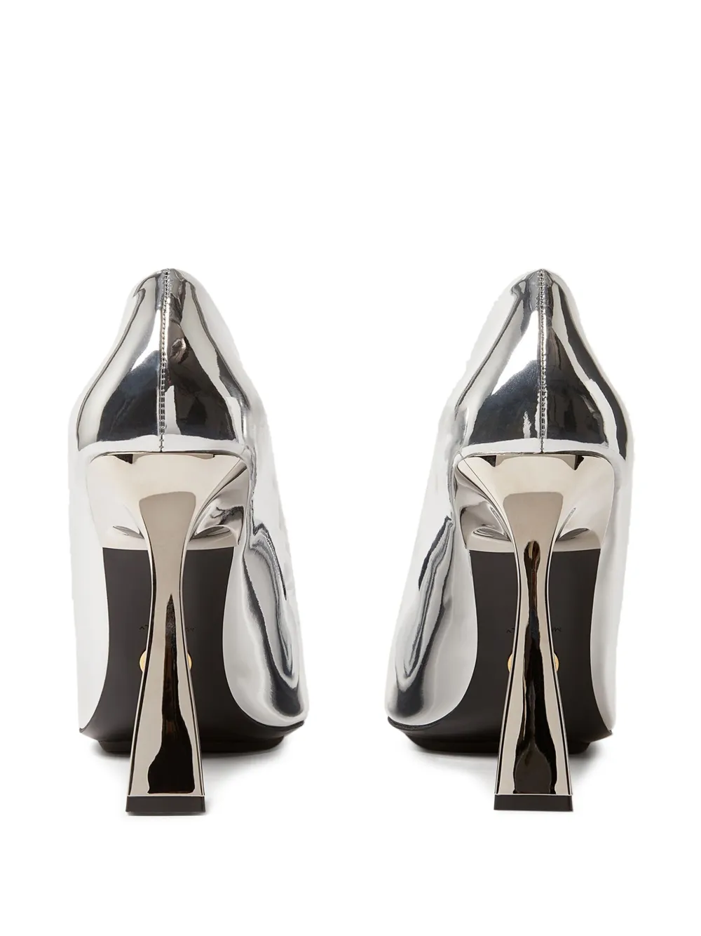 Stella Mccartney 103mm Elsa Pointed-toe Heeled Pumps In Silver