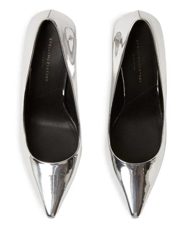 Stella McCartney Elsa 103mm ポインテッドトゥ パンプス | シルバー
