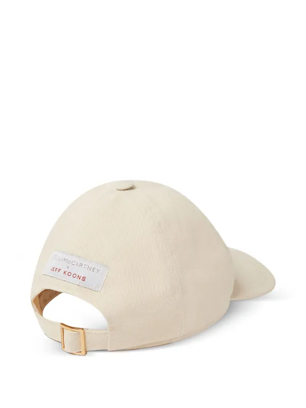 Stella McCartney graphic-print Buckle Cap | Neutrals | FARFETCH ID