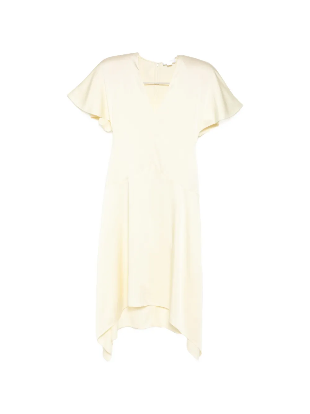 Stella McCartney Abito midi con scollo a V - Toni neutri