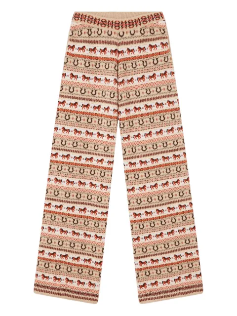 Stella McCartney Fair Isle patterned trousers