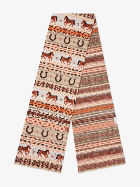Stella McCartney écharpe Fair Isle