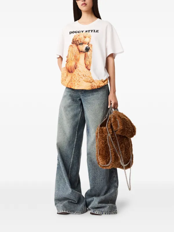 未使用 STELLA McCARTNEY ROCK T 斯特拉·麦卡特尼童装系列Rock Out 标语印花T恤- Farfetch