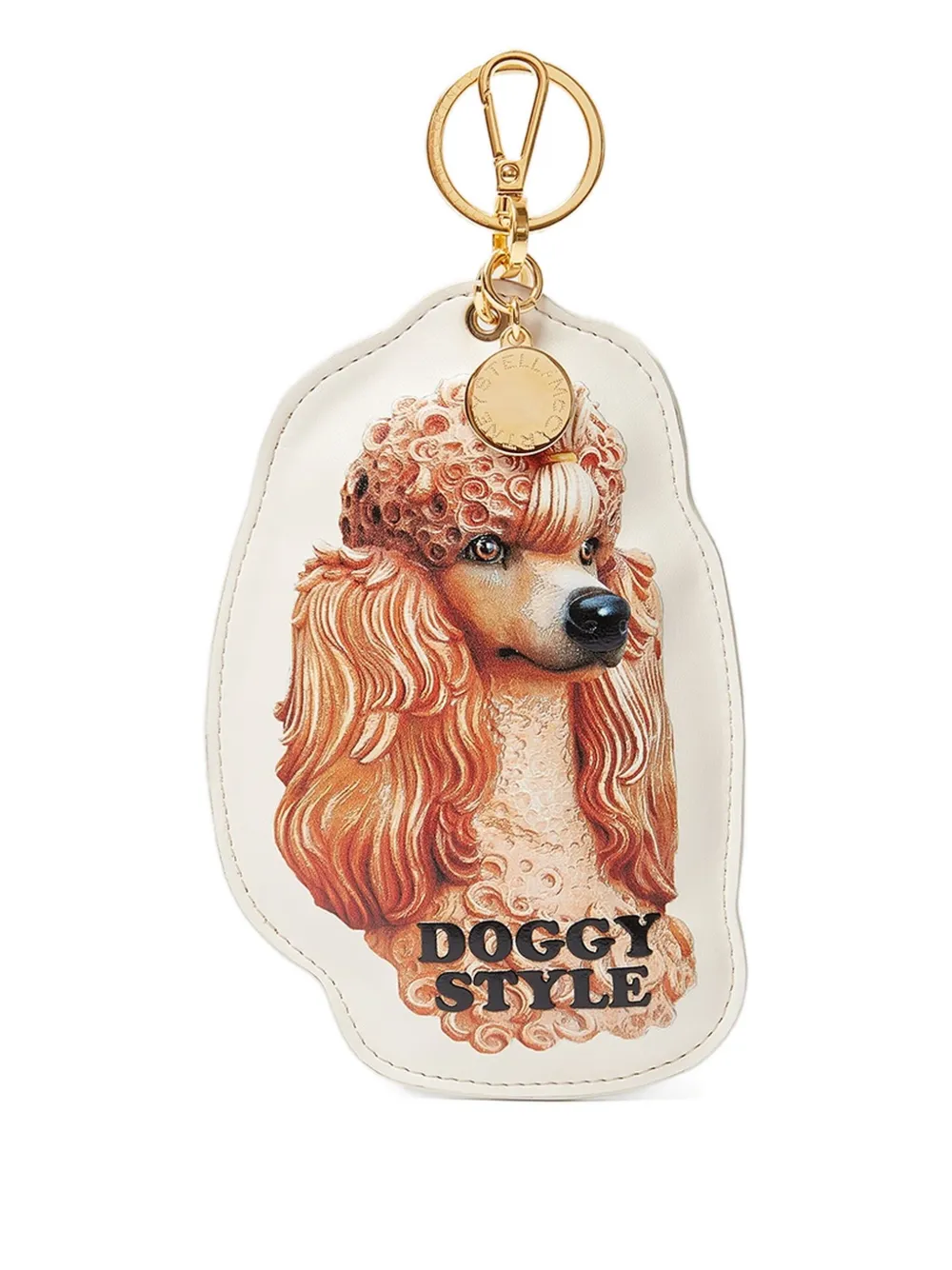 Stella McCartney poodle-graphic keyring | Neutrals | Image 1