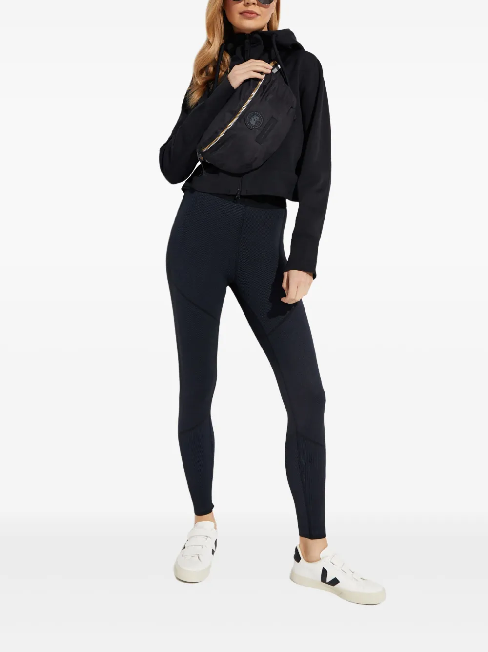 GAUGE81 Edson hoodie met rits - Zwart
