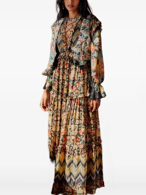 Hemant And Nandita Lief beaded jacquard gilet