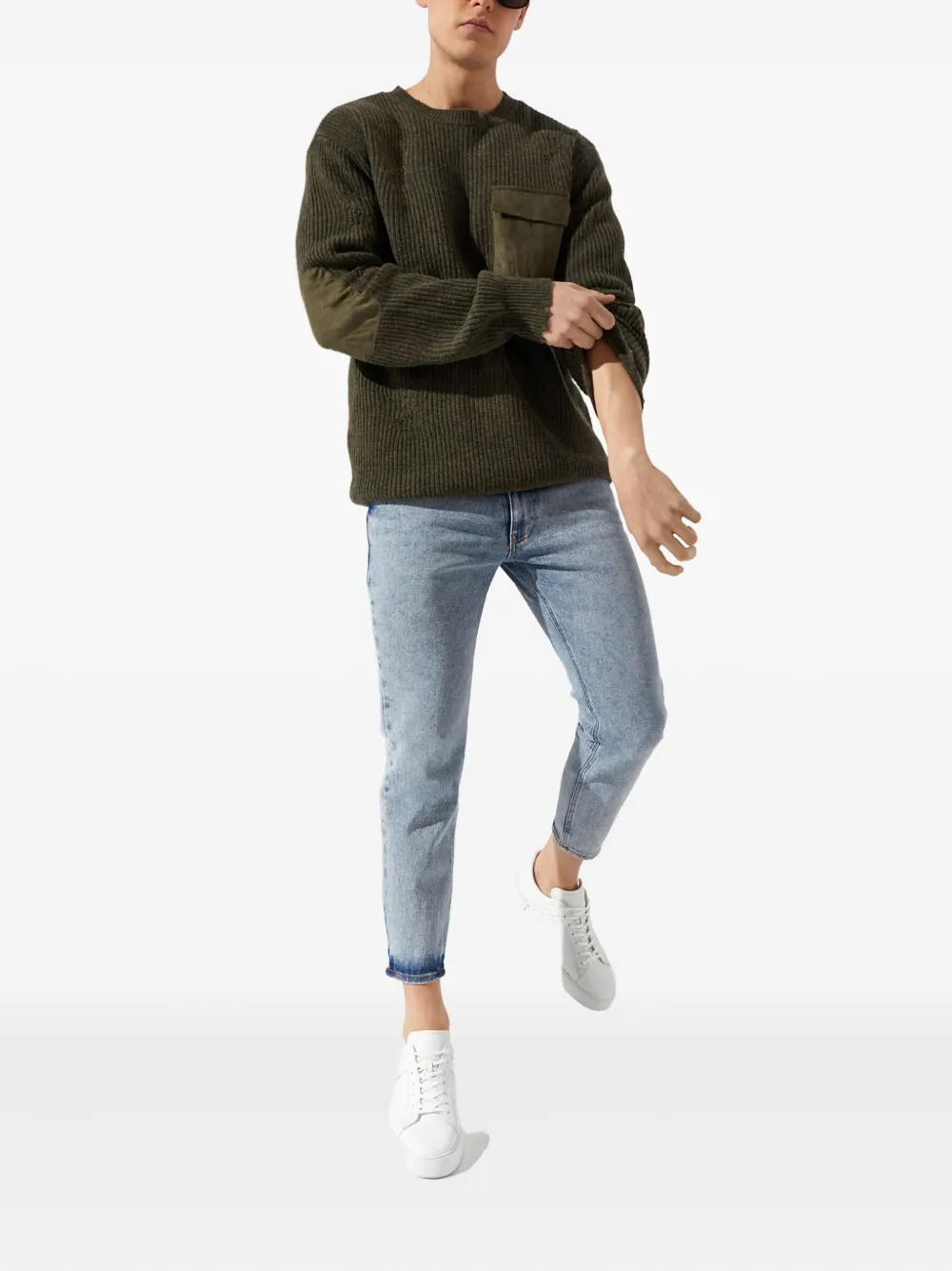 SEROYA Diego low-rise jeans - Blauw