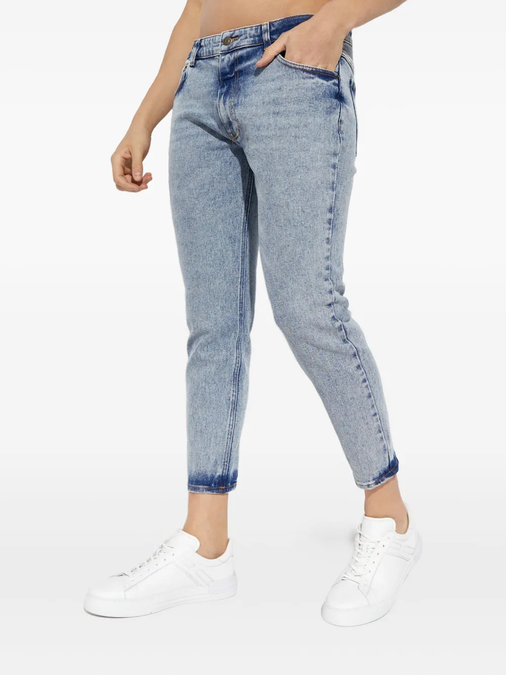 SEROYA Diego low-rise jeans - Blu