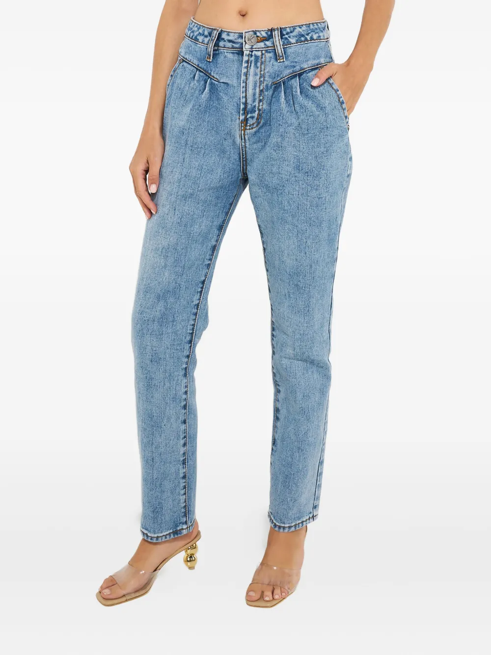 One Teaspoon Cotton Jeans In Blue