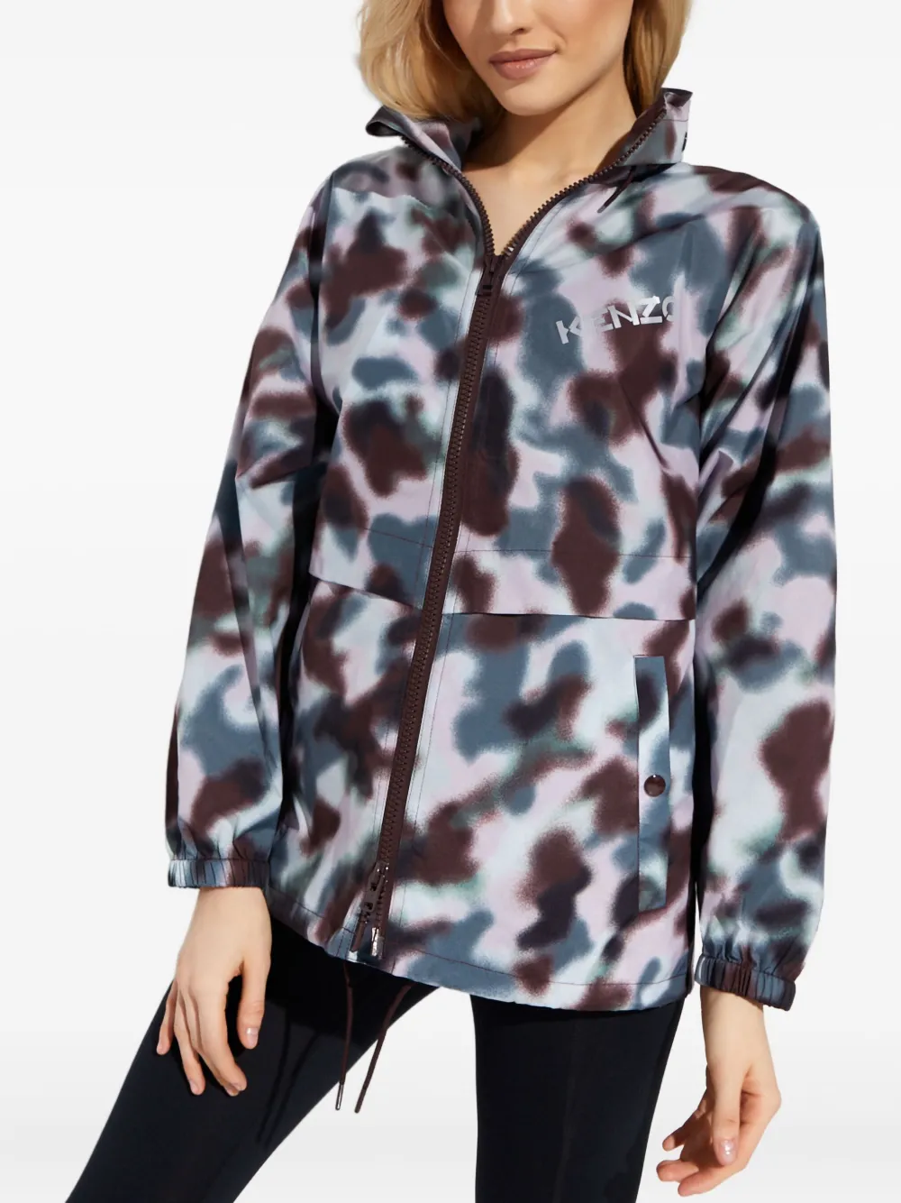 Kenzo Jack met logoprint Blauw