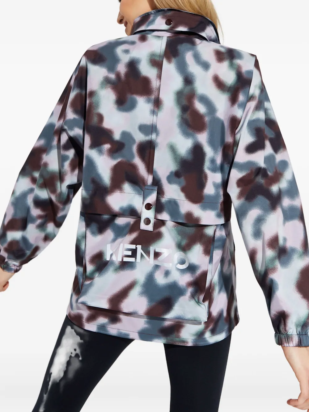 Kenzo Jack met logoprint Blauw