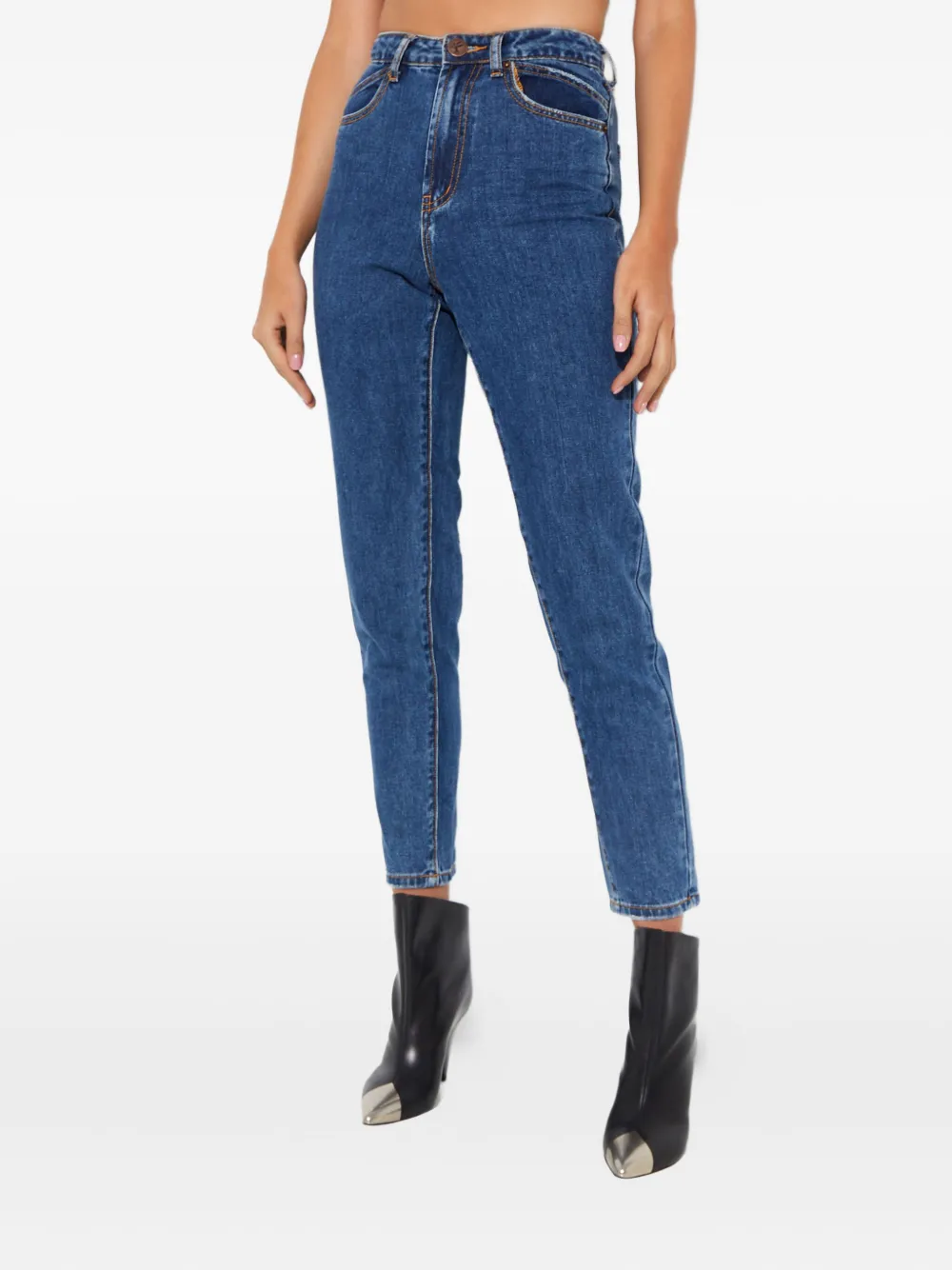 One Teaspoon high-waist five-pocket jeans | Blue | Image 1