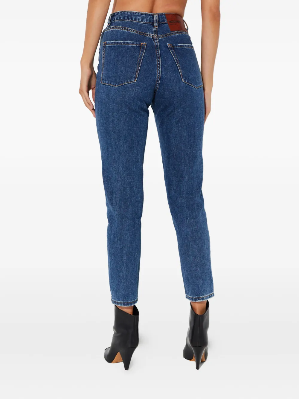One Teaspoon High-waist Five-pocket Jeans In Blue